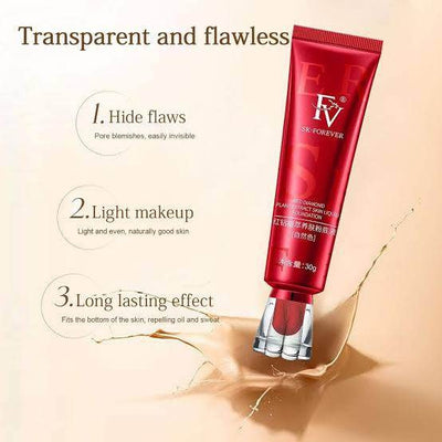 Fv Foundation Waterproof With Medium Coverage, Oil-free & Long Lasting, Matte Orever Foundation For Oily/normal Skin.